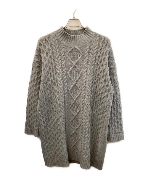 MaxMara（マックスマーラ）MaxMara (マックスマーラ) 厚手ニット グレー サイズ:Lの古着・服飾アイテム