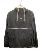 adidasアディダス）の古着「アノラックパーカー」｜ブラック