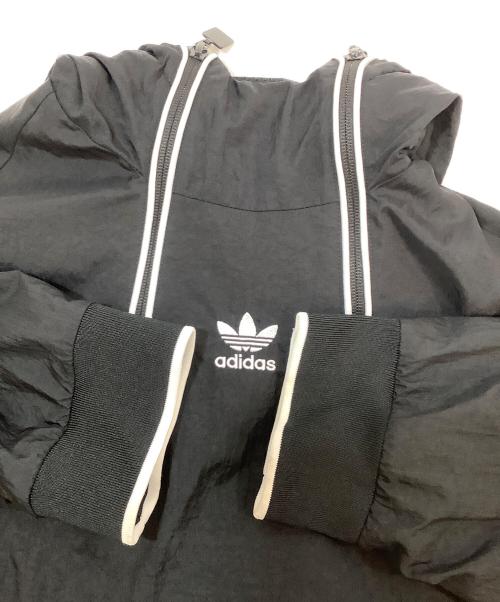 adidas（アディダス）adidas (アディダス) アノラックパーカー ブラック サイズ:不明の古着・服飾アイテム