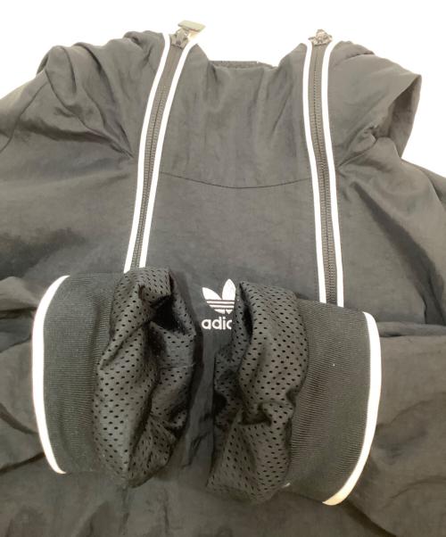 adidas（アディダス）adidas (アディダス) アノラックパーカー ブラック サイズ:不明の古着・服飾アイテム