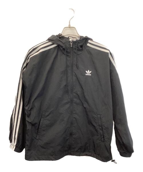 adidas（アディダス）adidas (アディダス) ウインドブレーカー ブラック サイズ:Mの古着・服飾アイテム