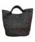 HELEN KAMINSKI (ヘレンカミンスキー) ラフィアトートバッグ ブラック：8000円