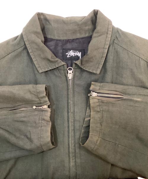 stussy（ステューシー）stussy (ステューシー) ジャケット グリーン サイズ:Lの古着・服飾アイテム