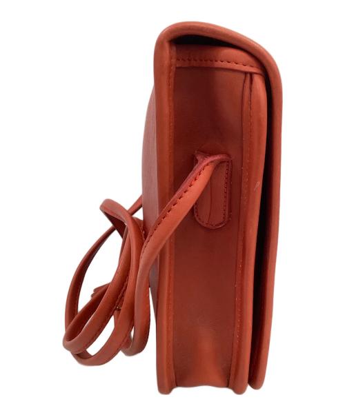 COACH（コーチ）COACH (コーチ) フラップショルダーバッグ レッドの古着・服飾アイテム