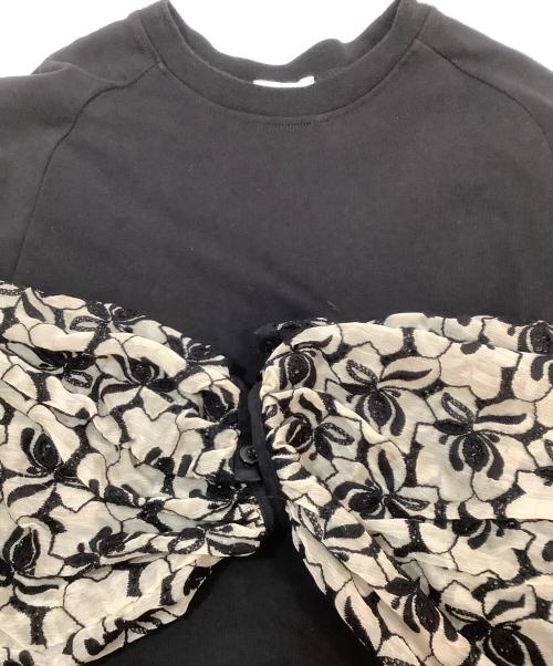 CLANE（クラネ）CLANE (クラネ) 長袖ワンピース ベージュ×ブラックの古着・服飾アイテム