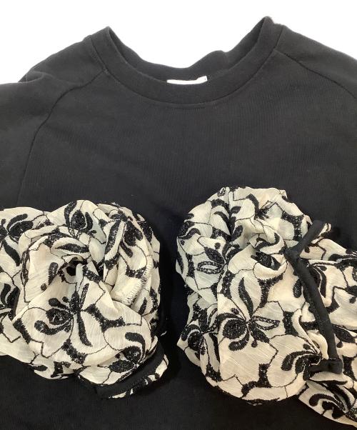 CLANE（クラネ）CLANE (クラネ) 長袖ワンピース ベージュ×ブラックの古着・服飾アイテム