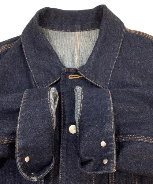 MACPHEE（マカフィー）MACPHEE (マカフィー) コットンデニム カバーオールジャケット インディゴ サイズ:36の古着・服飾アイテム