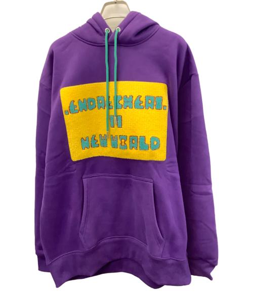 .ENDRECHERI.（エンドリケリー）.ENDRECHERI. (エンドリケリー) パーカー パープル サイズ:Freeの古着・服飾アイテム