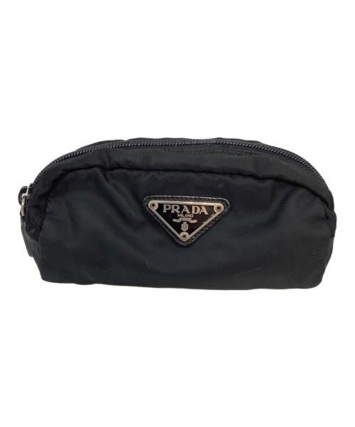 PRADA（プラダ）PRADA (プラダ) ナイロンポーチ ブラックの古着・服飾アイテム