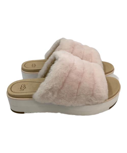 UGG（アグ）UGG (アグ) ムートンサンダル ピンク サイズ:23.5cmの古着・服飾アイテム
