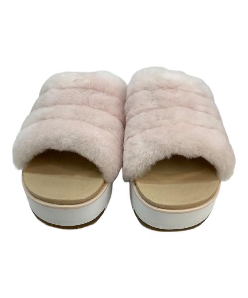 UGG（アグ）UGG (アグ) ムートンサンダル ピンク サイズ:23.5cmの古着・服飾アイテム