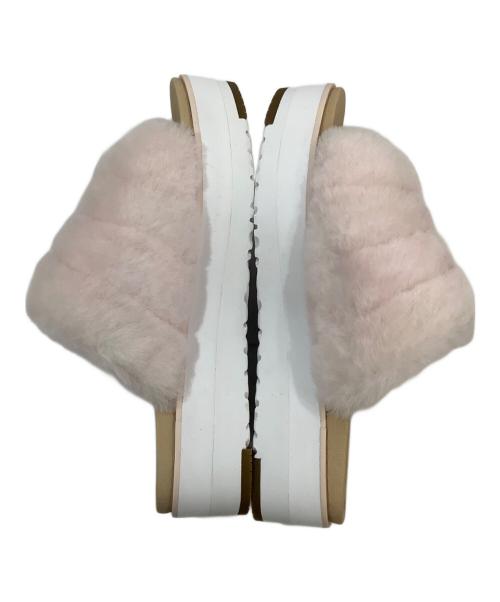 UGG（アグ）UGG (アグ) ムートンサンダル ピンク サイズ:23.5cmの古着・服飾アイテム