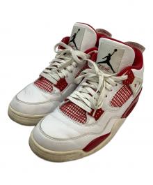 NIKE（ナイキ）の古着「AIR JORDAN 4 Retro」｜ホワイト×レッド