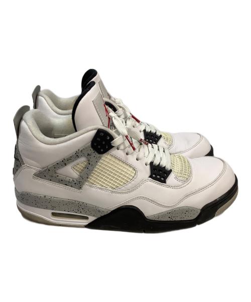 NIKE（ナイキ）NIKE (ナイキ) AIR JORDAN 4 Retro ホワイト×ブラック サイズ:28.5cmの古着・服飾アイテム