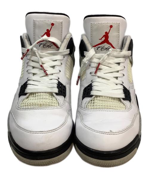 NIKE（ナイキ）NIKE (ナイキ) AIR JORDAN 4 Retro ホワイト×ブラック サイズ:28.5cmの古着・服飾アイテム