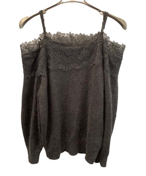 Snidel（スナイデル）Snidel (スナイデル) 厚手ニット グレー サイズ:Freeの古着・服飾アイテム