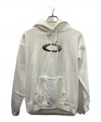 OAKLEYオークリー）の古着「裏起毛パーカー」｜ホワイト