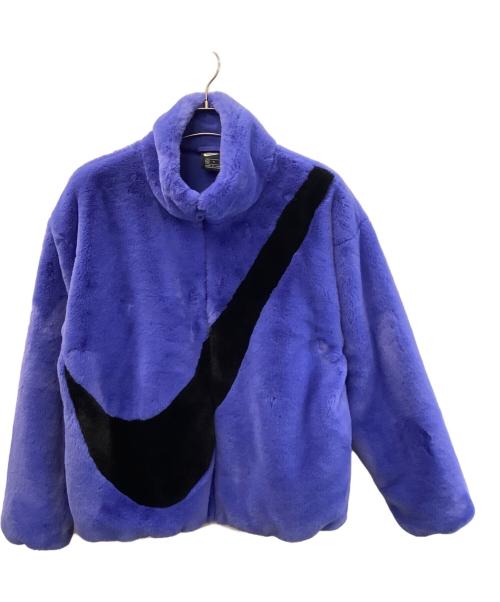 NIKE（ナイキ）NIKE (ナイキ) エコファー ビッグスウッシュ ブルー サイズ:XLの古着・服飾アイテム