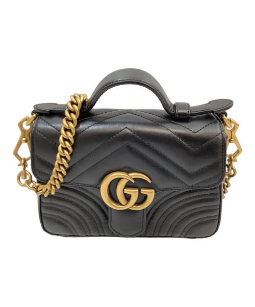 GUCCI（グッチ）GUCCI (グッチ) GGマーモント ブラックの古着・服飾アイテム