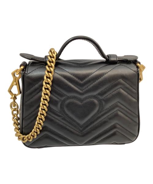 GUCCI（グッチ）GUCCI (グッチ) GGマーモント ブラックの古着・服飾アイテム