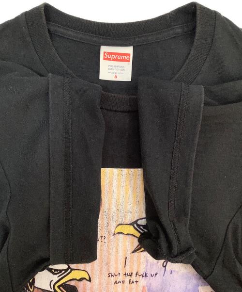 SUPREME（シュプリーム）SUPREME (シュプリーム) ANTIHERO (アンタイヒーロー) 半袖カットソー ブラック サイズ:Sの古着・服飾アイテム