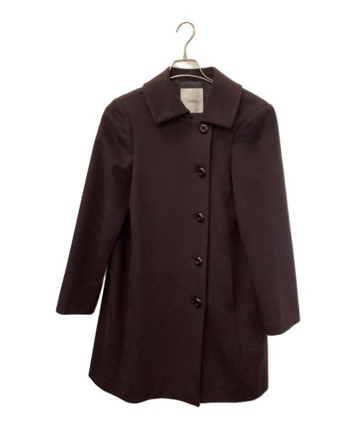 Leilian（レリアン）Leilian (レリアン) カシミヤコート ボルドー サイズ:13の古着・服飾アイテム