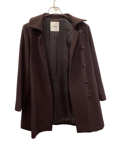 Leilian（レリアン）Leilian (レリアン) カシミヤコート ボルドー サイズ:13の古着・服飾アイテム