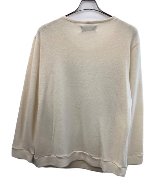 kujaku（クジャク）kujaku (クジャク) 薄手ニット ベージュ サイズ:Mの古着・服飾アイテム