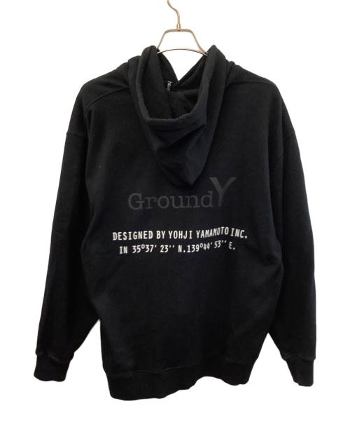 New Era（ニューエラ）New Era (ニューエラ) GROUND Y (グラウンドワイ) パーカー ブラック サイズ:XLの古着・服飾アイテム