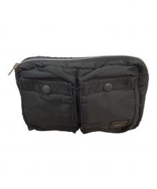 PORTER（ポーター）の古着「ウエストバッグ」｜ブラック