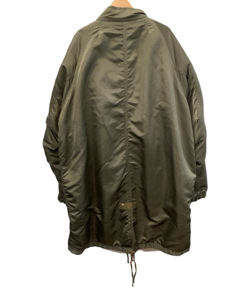 Stand Alone（スタンドアローン）Stand Alone (スタンドアローン) リバーシブル フリース×モッズコート オリーブ サイズ:Mの古着・服飾アイテム