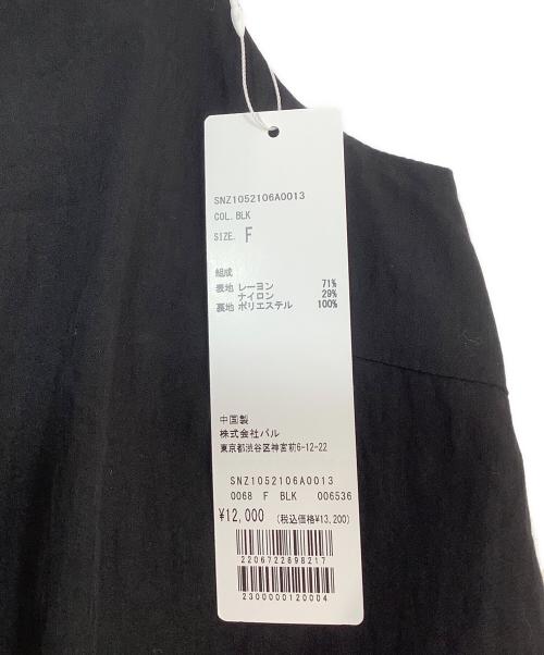 SHENERY（シーナリー）SHENERY (シーナリー) ノースリーブブラウス ブラック サイズ:Free 未使用品の古着・服飾アイテム