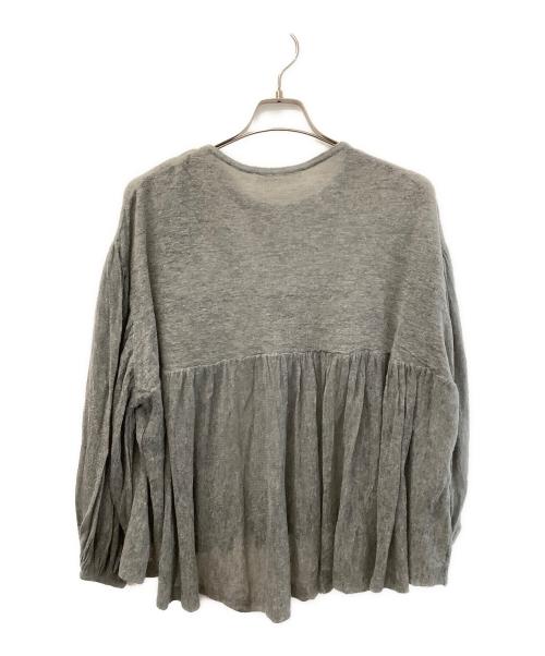 Curensology（カレンソロジー）Curensology (カレンソロジー) 薄手ニット グレー サイズ:Free 未使用品の古着・服飾アイテム
