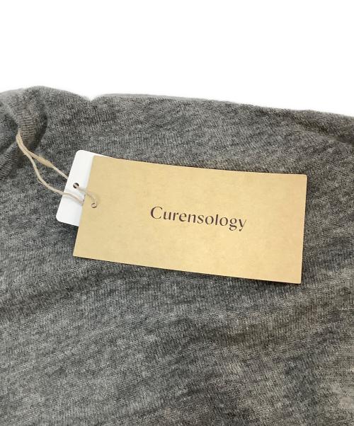 Curensology（カレンソロジー）Curensology (カレンソロジー) 薄手ニット グレー サイズ:Free 未使用品の古着・服飾アイテム