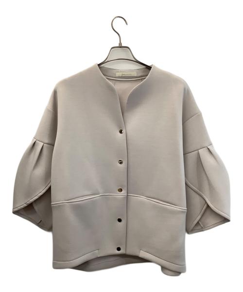 Jena espace merveilleux（ジェナ エスパスメルヴェイユ）Jena espace merveilleux (ジェナ エスパスメルヴェイユ) コクーンスリーブボンディングジャケット グレー サイズ:Free 未使用品の古着・服飾アイテム