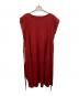 ISSEY MIYAKE me (イッセイ ミヤケ ミー) ノースリーブ・キャミソールワンピース レッド サイズ:不明：12000円