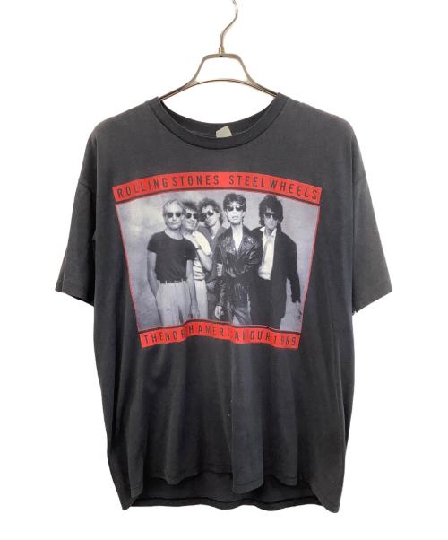 5050（フィフティーフィフティー）5050 (フィフティーフィフティー) 半袖カットソー ブラック サイズ:XLの古着・服飾アイテム