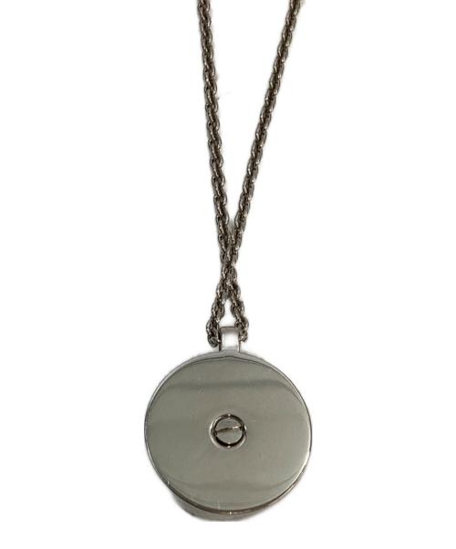 VERSACE（ヴェルサーチェ）VERSACE (ヴェルサーチェ) ネックレス シルバー×ブラックの古着・服飾アイテム