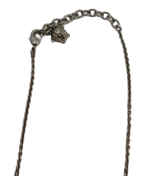 VERSACE（ヴェルサーチェ）VERSACE (ヴェルサーチェ) ネックレス シルバー×ブラックの古着・服飾アイテム