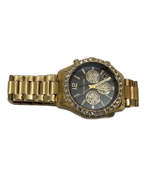 MICHAEL KORS（マイケル・コース）MICHAEL KORS (マイケル・コース) クロノグラフ ブラックの古着・服飾アイテム
