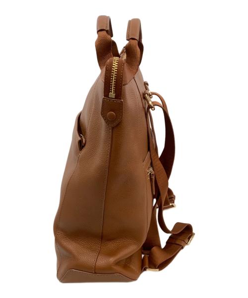 COLE HAAN（コールハーン）COLE HAAN (コールハーン) レザー コンバーチブル バックパック ブラウンの古着・服飾アイテム