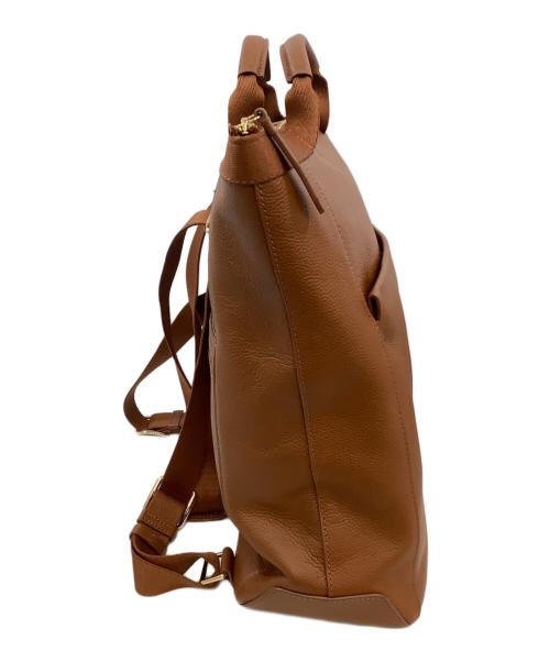 COLE HAAN（コールハーン）COLE HAAN (コールハーン) レザー コンバーチブル バックパック ブラウンの古着・服飾アイテム