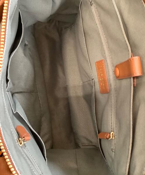 COLE HAAN（コールハーン）COLE HAAN (コールハーン) レザー コンバーチブル バックパック ブラウンの古着・服飾アイテム