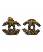 CHANELシャネル）の古着「ココマーク ライトストーン」｜ゴールド