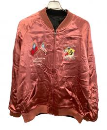 AVIREX（アヴィレックス）の古着「スカジャン」｜ブラック×ピンク