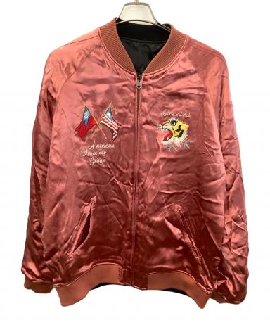 中古・古着通販】AVIREX (アヴィレックス) スカジャン ブラック×ピンク