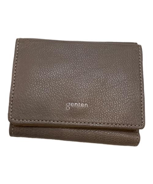 genten（ゲンテン）genten (ゲンテン) 3つ折り財布 ブラウンの古着・服飾アイテム
