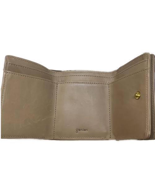 genten（ゲンテン）genten (ゲンテン) 3つ折り財布 ブラウンの古着・服飾アイテム