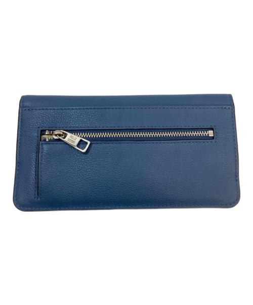 PELLE BORSA（ペレボルサ）PELLE BORSA (ペレボルサ) 長財布 ブルーの古着・服飾アイテム