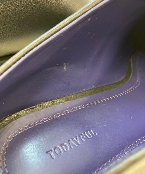 TODAYFUL（トゥデイフル）TODAYFUL (トゥデイフル) スリッポン ブラック サイズ:37の古着・服飾アイテム
